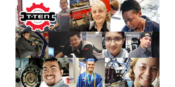 Toyota Motor North America's (TMNA) T-TEN program (Technician Training & Education Network) program