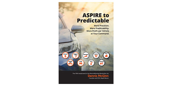 The latest book from Rapid Recon founder Dennis McGinn, “ASPIRE to Predictable,”